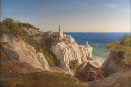 Møns Klint. af Louis Gurlitt ©SMK.dk CCBYSA