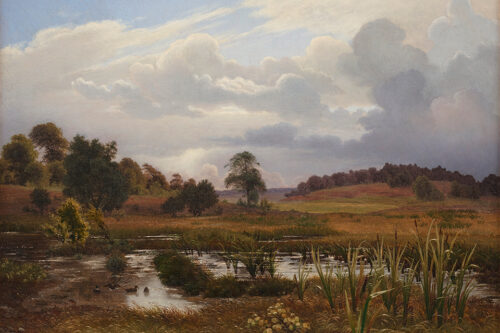 Vilhelm Kyhn: Landskab ved Nordskoven ved Jægerspris. © SMK