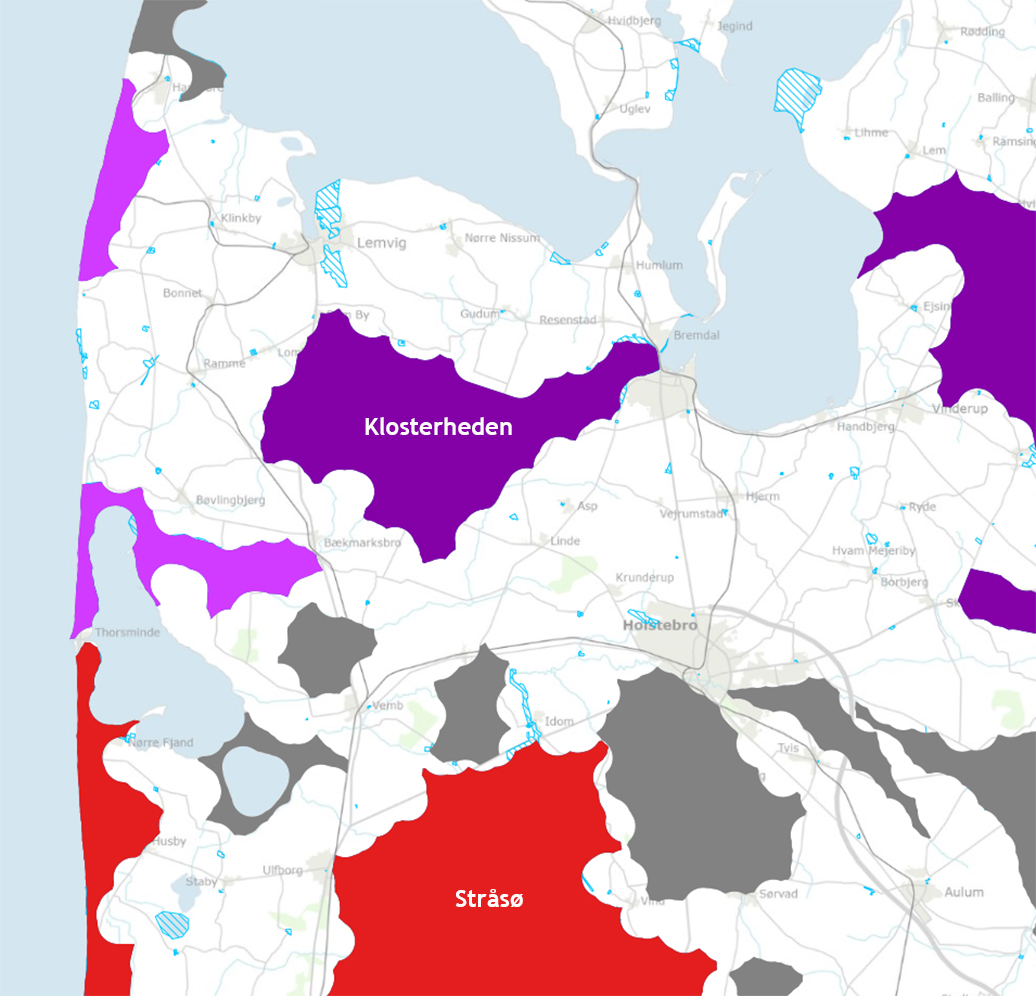 Udpegning af store områder på basis af arter (graden af biodiversitet). © Fra Petersen et al 2024